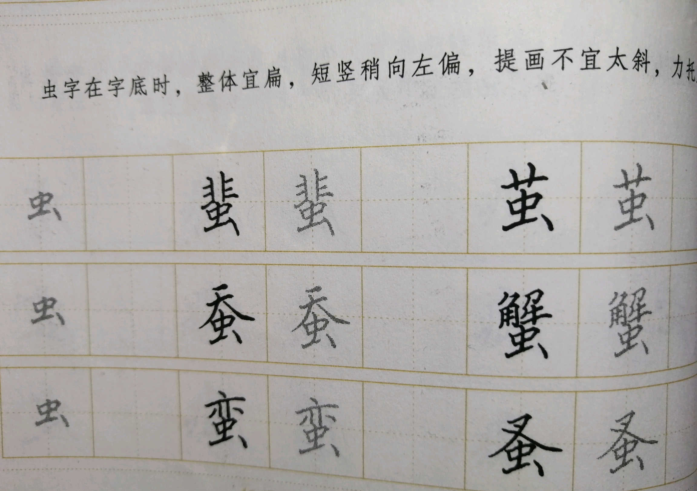 虫字旁的全部字虫字旁的字有哪些